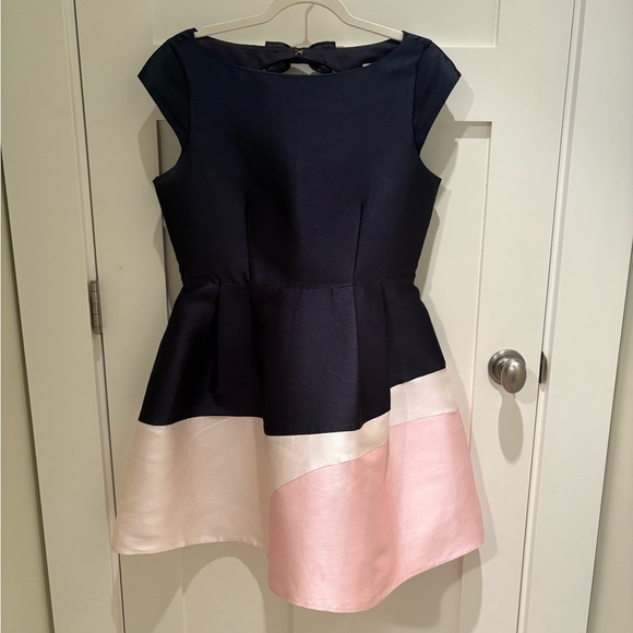 Kate Spade New York Colorblock Pattern Mini Dress Size 8 - Picture 8 of 14